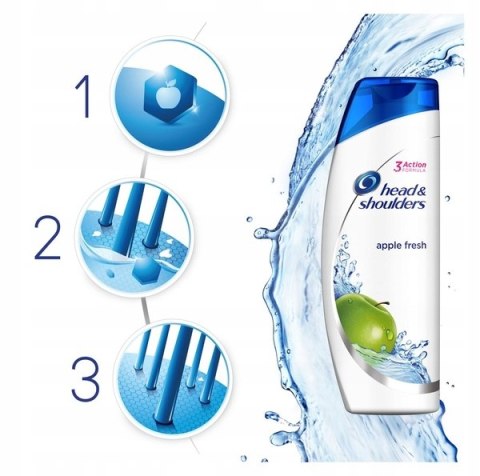 Head & Shoulders Szampon 200 ml oczyszczanie APPLE FRESH