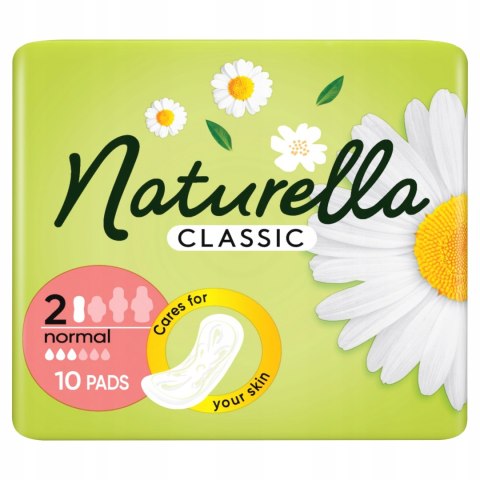 Naturella, Podpaski bez skrzydełek, Classic Normal, 10 sztuk Naturella, Podpaski bez skrzydełek, Classic Normal, 10 sztuk