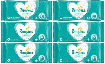 PAMPERS CHUSTECZKI MOKRE SENSITIVE 6 x 52SZT