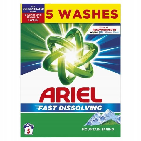 Ariel Fast Dissolving Mountain Spring Proszek do Prania 275G (5 Prań) Ariel Fast Dissolving Mountain Spring Proszek do Prania 275G (5 Prań)