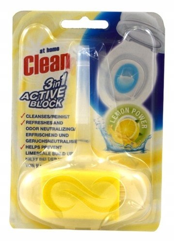 At Home Clean Zawieszka do WC Lemon 40 g At Home Clean Zawieszka do WC Lemon 40 g