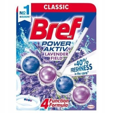 BREF Power Active Zawieszka WC kulki 50g Lawenda BREF Power Active Zawieszka WC kulki 50g Lawenda