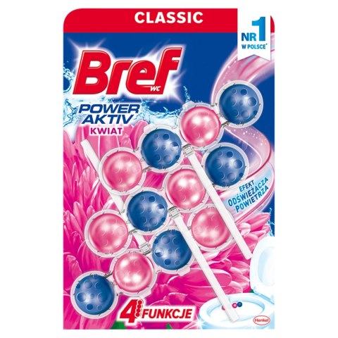 BREF ZAWIESZKA KOSTKA DO TOALETY WC CZYSZCZENIE KWIATOWA ŚWIEŻOŚĆ 3x50g BREF ZAWIESZKA KOSTKA DO TOALETY WC CZYSZCZENIE KWIATOWA ŚWIEŻOŚĆ 3x50g