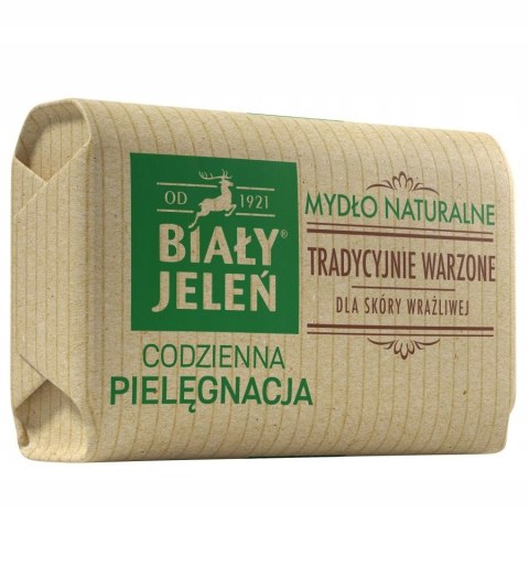 Biały Jeleń Mydło w kostce z lnem Premium 100g Biały Jeleń Mydło w kostce z lnem Premium 100g