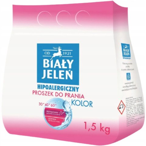 Biały Jeleń Proszek do prania kolor 1,5 kg Biały Jeleń Proszek do prania kolor 1,5 kg