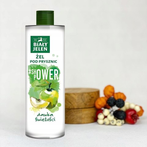 Biały Jeleń Żel Shower Power Jabłko 400 ml Biały Jeleń Żel Shower Power Jabłko 400 ml