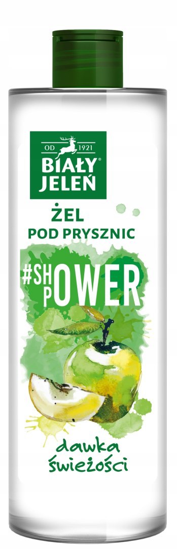 Biały Jeleń Żel Shower Power Jabłko 400 ml Biały Jeleń Żel Shower Power Jabłko 400 ml