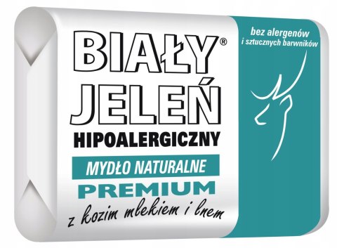 Biały Jeleń mydło KOZIE MLEKO Premium 100g Biały Jeleń mydło KOZIE MLEKO Premium 100g