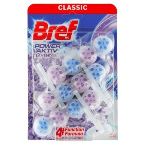 Bref, Power Aktiv, Zawieszki do wc lawenda 3 x 50g