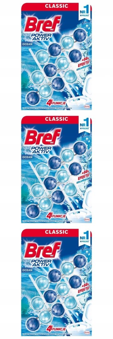 Bref zawieszka kulka do WC Morska bryza 3 x 50 g