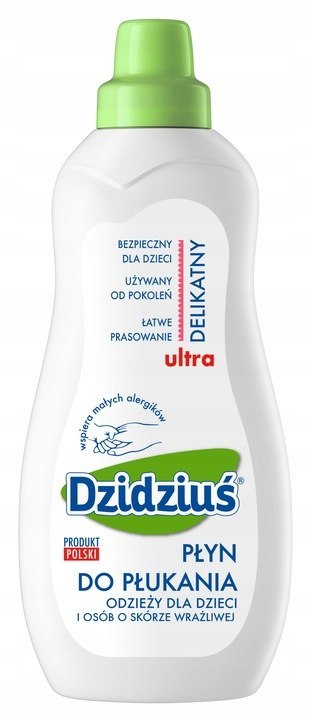 Dzidziuś Płyn do płukania odzieży dla dzieci 750ml Dzidziuś Płyn do płukania odzieży dla dzieci 750ml