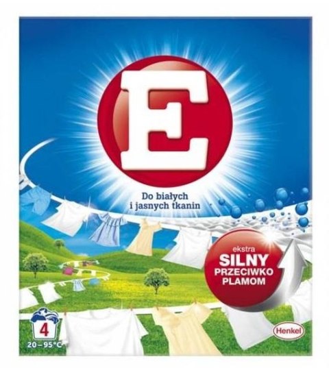 E, Proszek do białych i jasnych tkanin, 240g E, Proszek do białych i jasnych tkanin, 240g