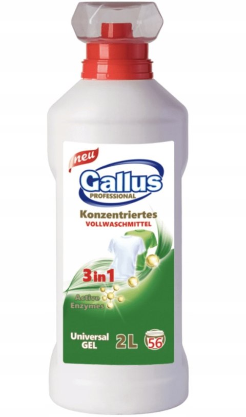 GALLUS Uniwersalny Żel do prania 2L 3w1 57 prań GALLUS Uniwersalny Żel do prania 2L 3w1 57 prań