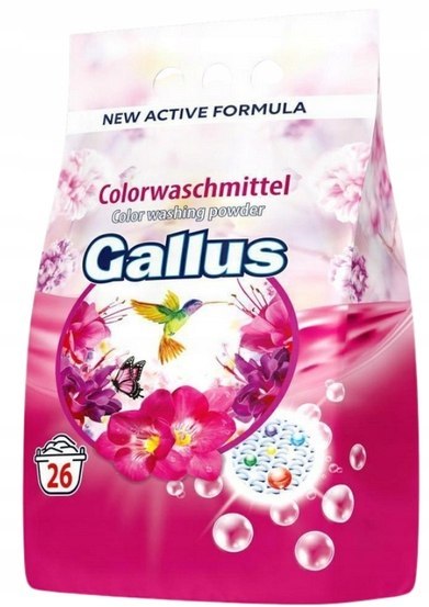 Gallus Proszek do Prania Tkanin Kolorowych 1,7KG (26 Prań) Gallus Proszek do Prania Tkanin Kolorowych 1,7KG (26 Prań)