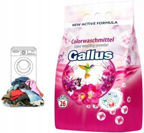 Gallus Proszek do Prania Tkanin Kolorowych 1,7KG (26 Prań) Gallus Proszek do Prania Tkanin Kolorowych 1,7KG (26 Prań)