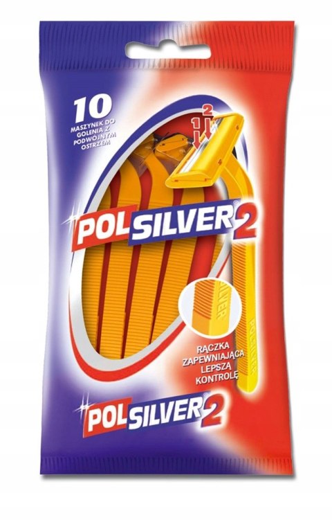 Gillette MASZYNKI DO GOLENIA POLSILVER JEDNORAZOWE 10 SZUK Gillette MASZYNKI DO GOLENIA POLSILVER JEDNORAZOWE 10 SZUK