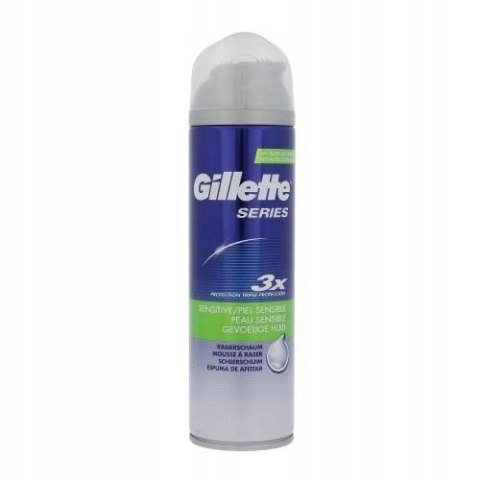 Gillette pianka do golenia Aloe Sensitive, 250ml Gillette pianka do golenia Aloe Sensitive, 250ml