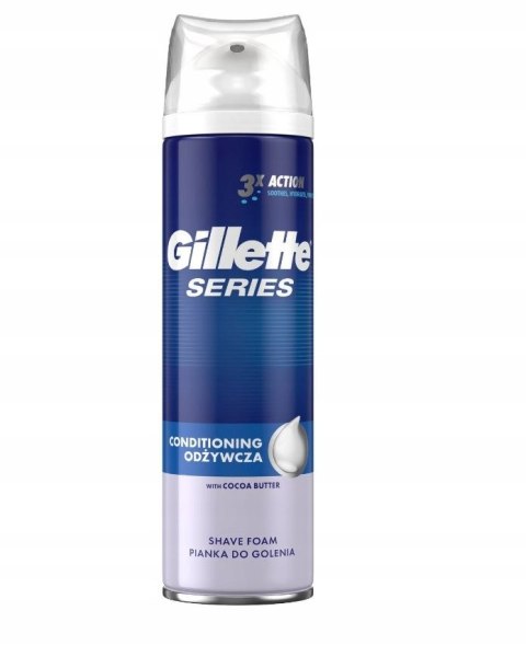 Gillette pianka do golenia Odżywcza, 250ml Gillette pianka do golenia Odżywcza, 250ml