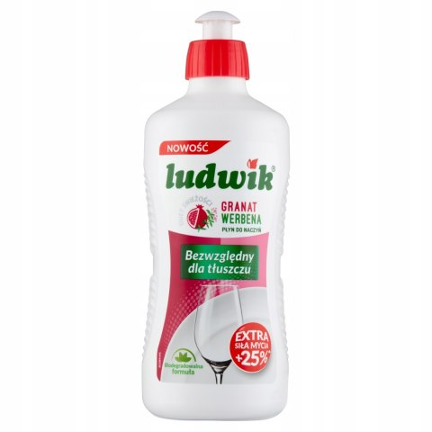 LUDWIK Płyn do naczyń granat z werbeną 450 g LUDWIK Płyn do naczyń granat z werbeną 450 g