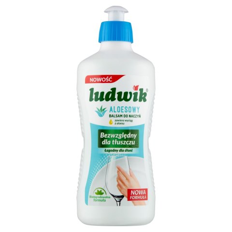 Ludwik, płyn do naczyń, aloesowy, 450 ml Ludwik, płyn do naczyń, aloesowy, 450 ml