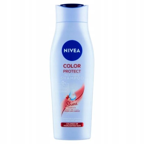 NIVEA Color Protect Szampon do włosów farbowanych malowanych łagodny 400ml