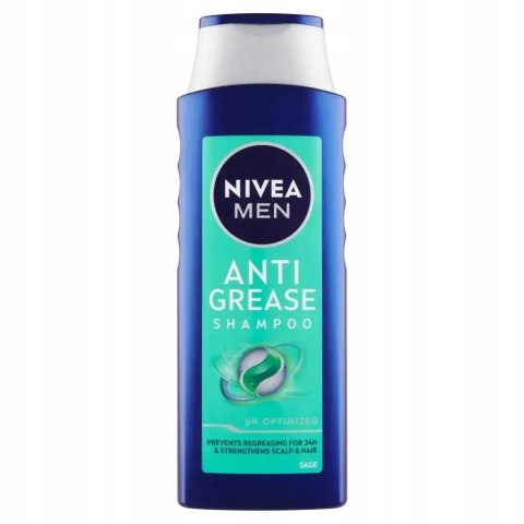 NIVEA Szampon do włosów przetłuszczających się dla mężczyzn 400ml
