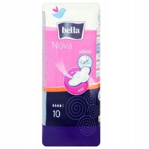 Bella, Nova Podpaski higieniczne, 10 sztuk Bella, Nova Podpaski higieniczne, 10 sztuk