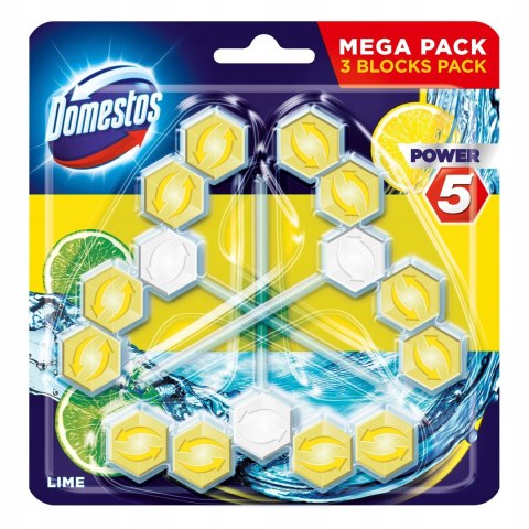 Domestos zawieszka do wc kulki Power 5 3x 55g Domestos zawieszka do wc kulki Power 5 3x 55g
