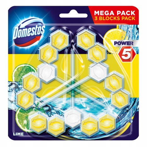 Domestos zawieszka do wc kulki Power 5 3x 55g Domestos zawieszka do wc kulki Power 5 3x 55g