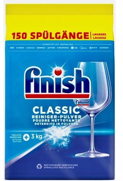 Finish Classic proszek do zmywarki 3 kg z NIEMIEC Finish Classic proszek do zmywarki 3 kg z NIEMIEC