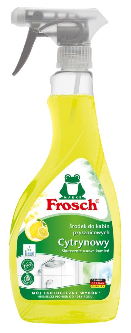 Frosch Cytrynowy Płyn do Kabin Prysznicowych 500ml Frosch Cytrynowy Płyn do Kabin Prysznicowych 500ml