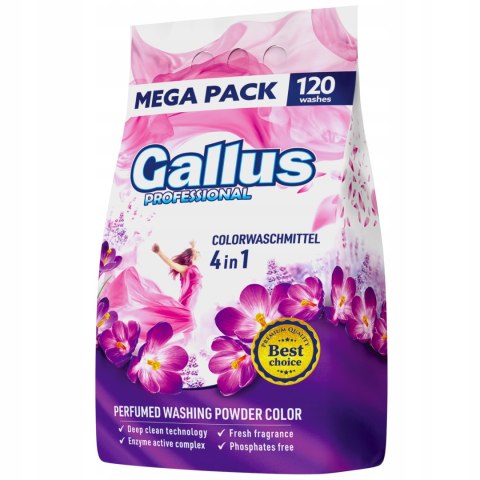 Gallus Professional 4w1 Proszek do Prania Koloru 6,6kg Gallus Professional 4w1 Proszek do Prania Koloru 6,6kg