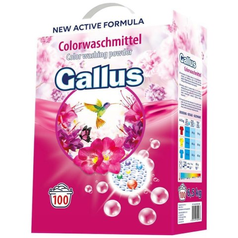 Gallus Proszek do Prania Koloru z Aktywną Formułą 6,5kg Gallus Proszek do Prania Koloru z Aktywną Formułą 6,5kg
