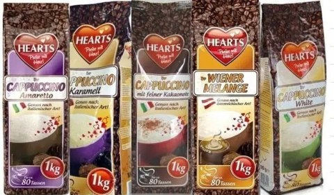 HEARTS Cappuccino Caramel 1kg HEARTS Cappuccino Caramel 1kg