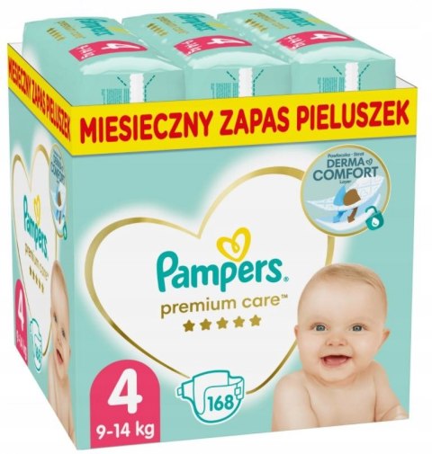PAMPERS Pieluchy Premium Care 4 Maxi 168 szt PROMO PAMPERS Pieluchy Premium Care 4 Maxi 168 szt PROMO