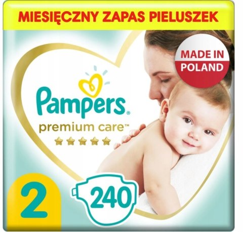 PIELUSZKI PAMPERS PREMIUM CARE 2 MINI 240 sztuk PIELUSZKI PAMPERS PREMIUM CARE 2 MINI 240 sztuk