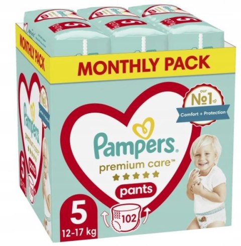 Pampers Premium Care Pants R5 102 sztuk Pampers Premium Care Pants R5 102 sztuk