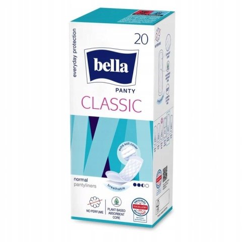 WKŁADKI BELLA PANTY Classic higieniczne 20 szt. WKŁADKI BELLA PANTY Classic higieniczne 20 szt.